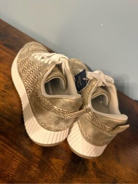 Target Gold Metallic Women's Athletic Sneakers